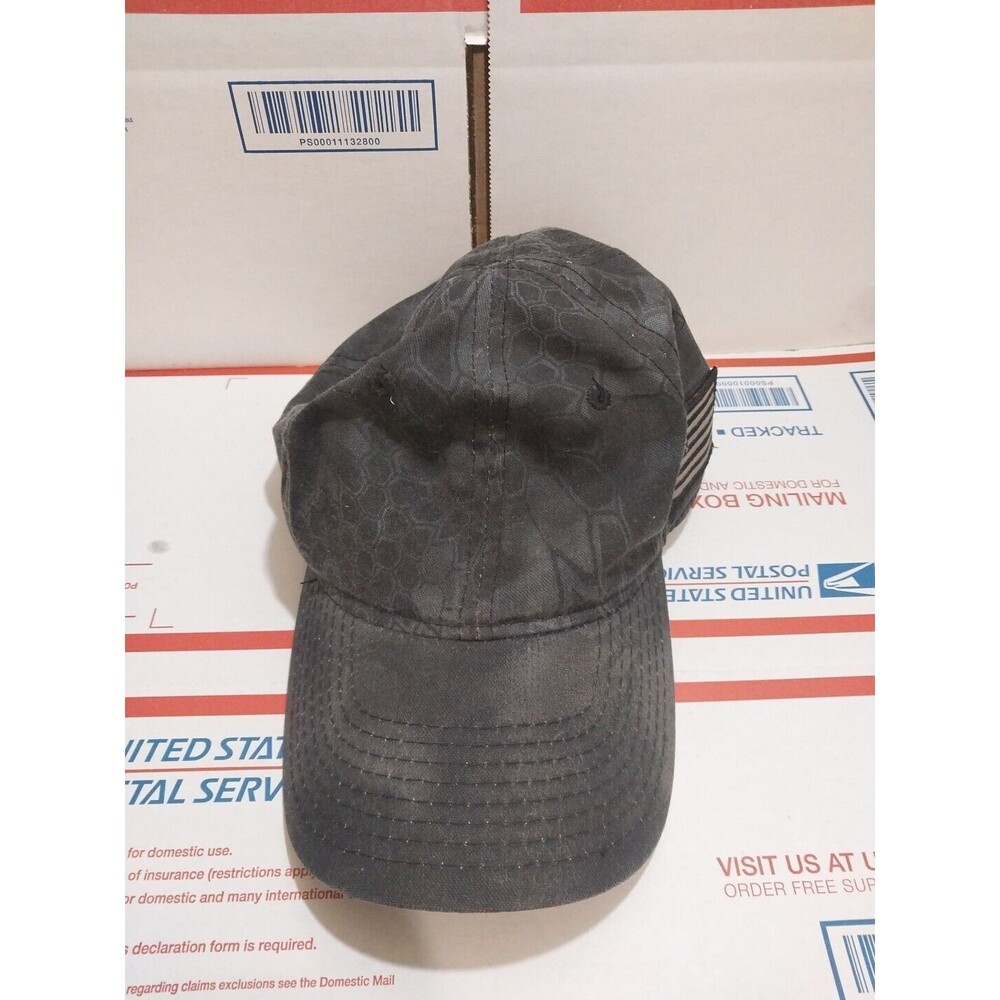 Adjustable Outdoor Cap Hat With United State Flag On Side